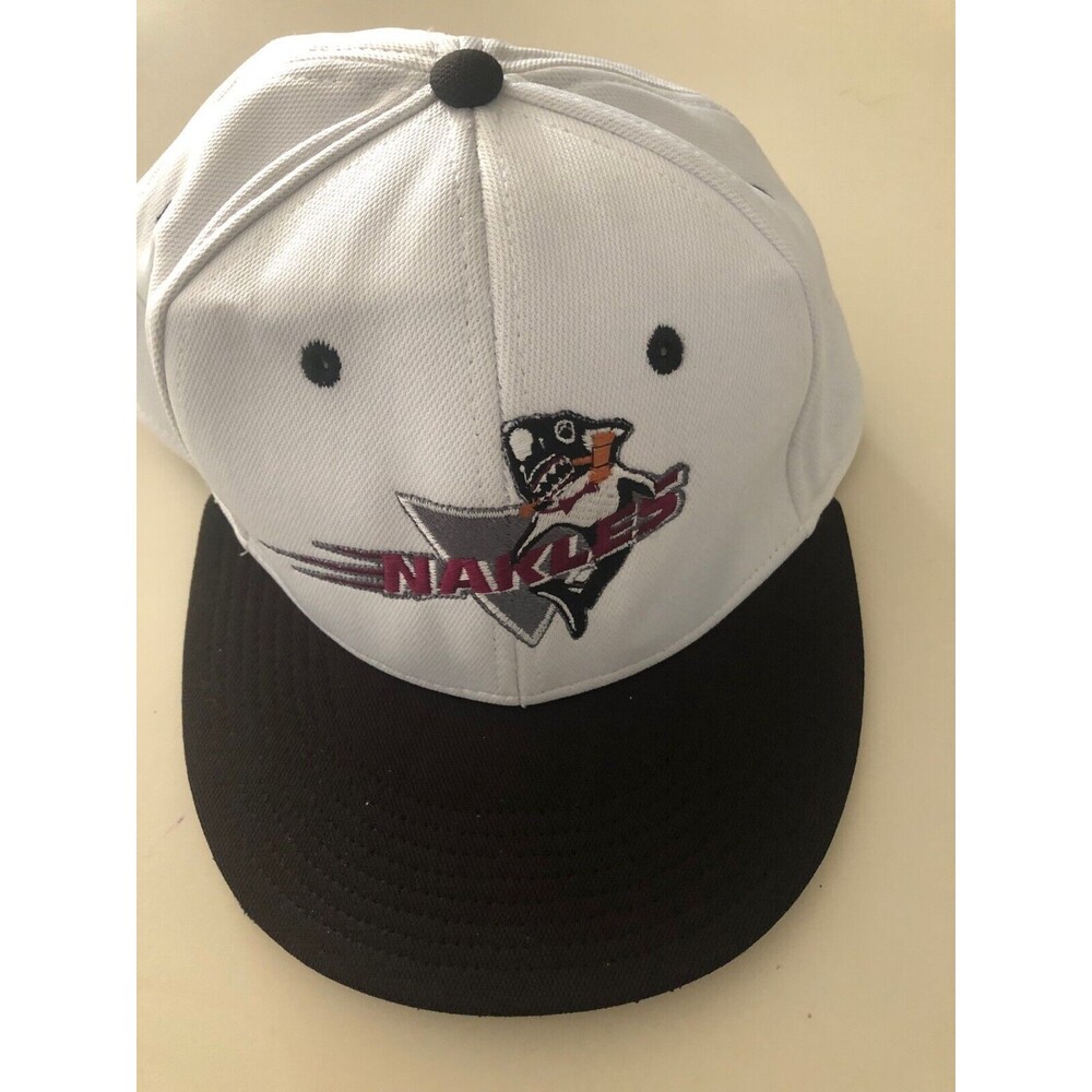Nakles Baseball Hat Cap OC Sports M/L White Black New
